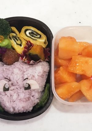 ミュウ ポケモン キャラ弁 幼稚園弁当-レシピのメイン写真
