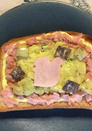 ハムマヨチーズのお芋トースト☆彡-レシピのメイン写真