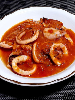 イカのトマト煮-レシピのメイン写真