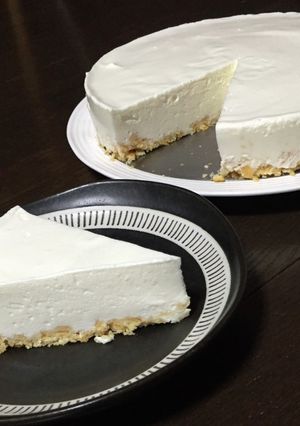 ヨーグルトケーキ(ムースケーキ)-レシピのメイン写真