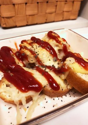 アメリカンドッグのマヨチー焼き☆*°-レシピのメイン写真