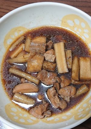 鶏ゴボウ煮込み-レシピのメイン写真