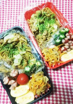 野球少年弁当♡焼きそば9/27-レシピのメイン写真