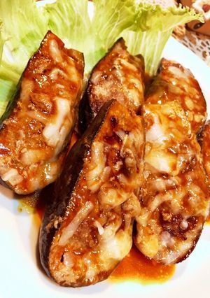 なすの肉詰め簡単!チーズとろ~り♪♪-レシピのメイン写真