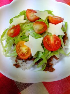 簡単!タコライス風-レシピのメイン写真