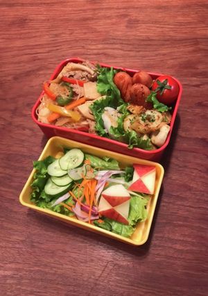 お弁当・・・152チャプチェ丼-レシピのメイン写真