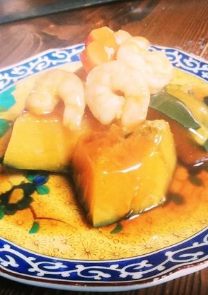 貴女風味で小エビ餡カボチャ♥ゆりさん風-レシピのメイン写真