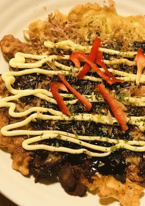 豆乳生地のお好み焼き●豚＆玉子-レシピのメイン写真