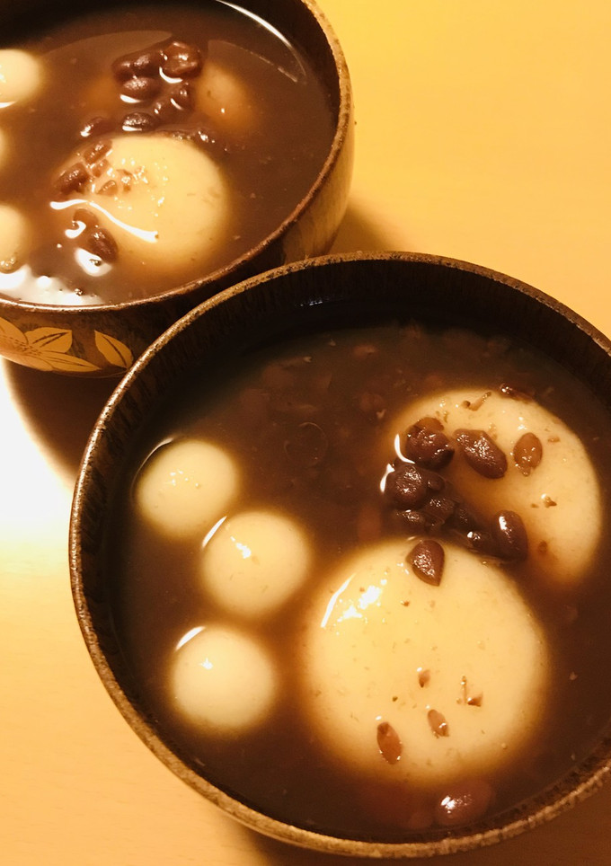 小豆缶で作る●白玉＆おもちの善哉-レシピのメイン写真