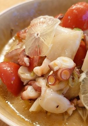 タコ/トマト/大根/レモンのやつ-レシピのメイン写真