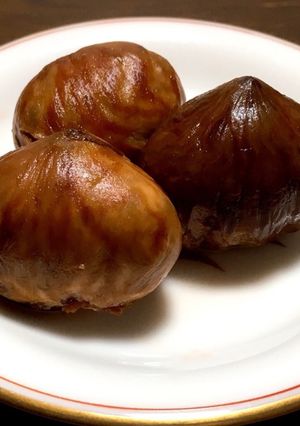 秋の味覚　渋抜きポイント✨栗の渋皮煮-レシピのメイン写真