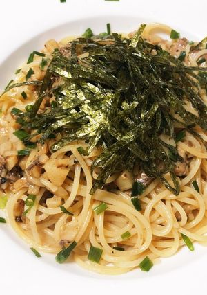 イワシの水煮缶でパスタ-レシピのメイン写真