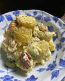 栗と鳴門金時と男爵と丹波黒豆枝豆のサラダ