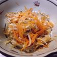 えのきだけと人参のレンジ蒸し(なめ茸風)