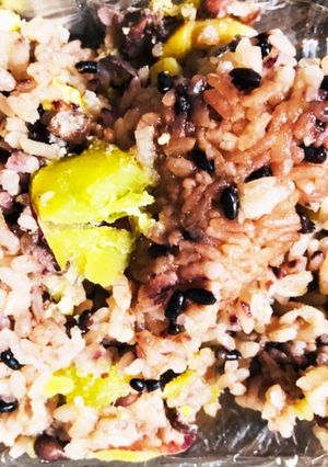 サツマイモと栗入り御赤飯-レシピのメイン写真