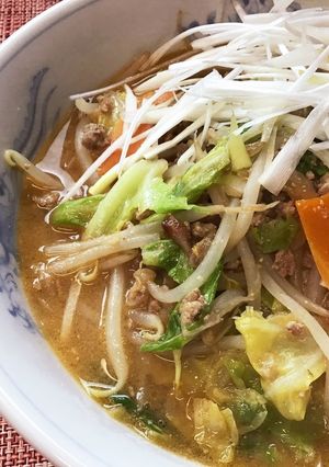 札幌昔風☆味噌野菜ラーメン-レシピのメイン写真