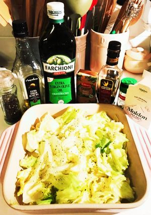 シャキシャキ美味しい丸ごとレタスサラダ-レシピのメイン写真
