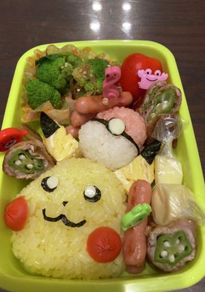 52キャラ弁 ピカチュウ-レシピのメイン写真