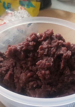 簡単あんこ(自分の為の工程備忘録)-レシピのメイン写真