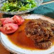 和風オニオンハンバーグ
