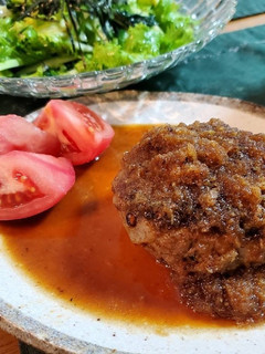 和風オニオンハンバーグ-レシピのメイン写真