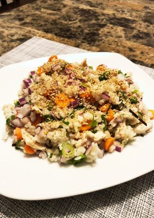 【減塩】和風サラダご飯-レシピのメイン写真