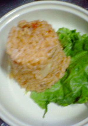 炊いて簡単朝ごはん３－ケチャップご飯！？-レシピのメイン写真