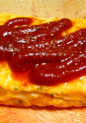 卵焼き チーズ入りの洋風-レシピのメイン写真