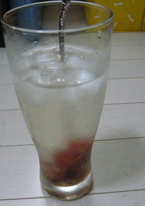 梅(梅干し)ソーダ-レシピのメイン写真