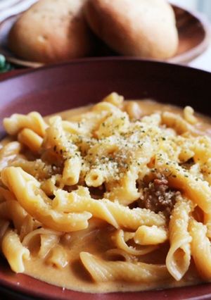 たっぷりチーズの♡カレーソースペンネ-レシピのメイン写真
