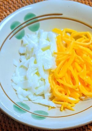 黄白の錦糸卵-レシピのメイン写真