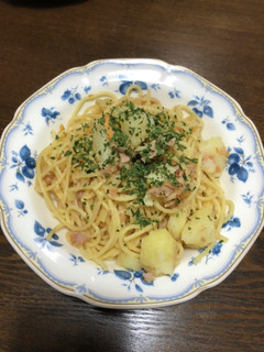 ジャガイモとツナのペペロンチーノ-レシピのメイン写真