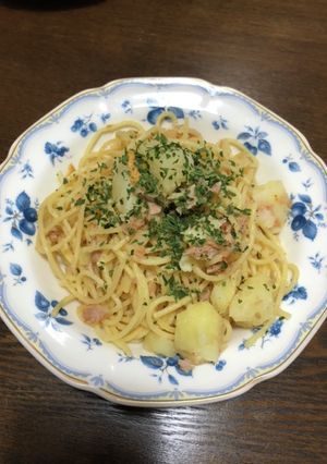 ジャガイモとツナのペペロンチーノ-レシピのメイン写真