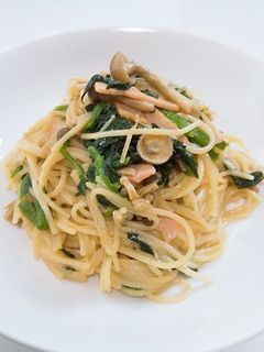きのことハムの和風パスタ-レシピのメイン写真