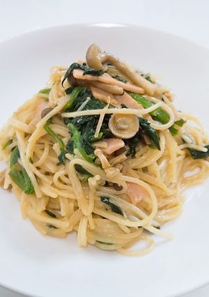 きのことハムの和風パスタ-レシピのメイン写真