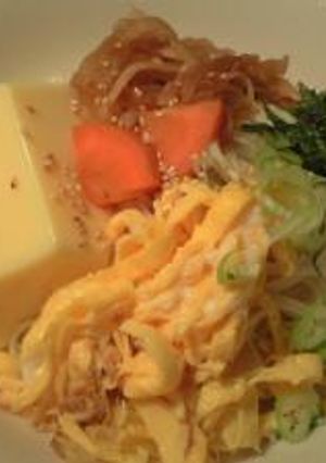さっぱり！卵豆腐そうめん-レシピのメイン写真