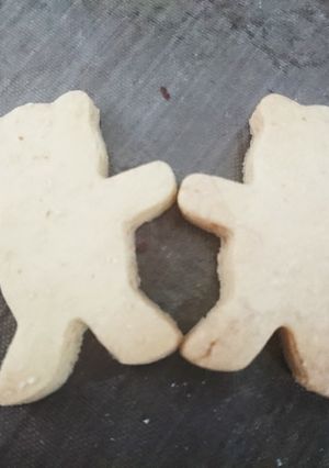ノンバタークッキー☆シロクマver.-レシピのメイン写真