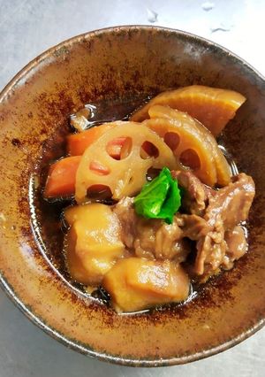 スロークッカーで牛スジ煮込み！-レシピのメイン写真