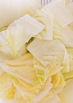 ホットクックで鍋用の白菜-レシピのメイン写真