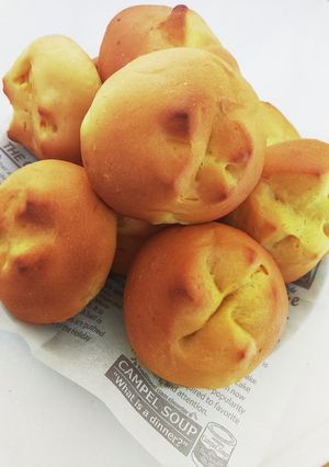 おたからパン♪ (かぼちゃ)-レシピのメイン写真