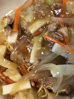 残り物野菜で簡単皿うどん-レシピのメイン写真