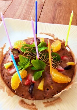ココアフルーツケーキ　油少な目-レシピのメイン写真