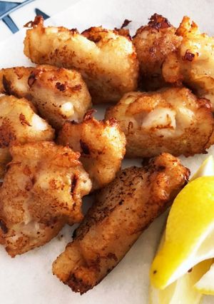たことれんこんの落とし揚げ-レシピのメイン写真