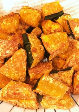 ダシダで簡単！かぼちゃの竜田揚げ-レシピのメイン写真