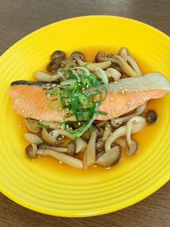 鮭としめじの生姜焼き-レシピのメイン写真