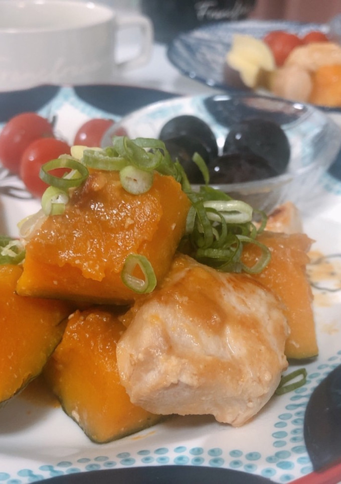 かぼちゃと鶏もものしょうが味噌炒め-レシピのメイン写真