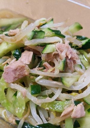 作り置き♪キュウリともやしの和え物-レシピのメイン写真