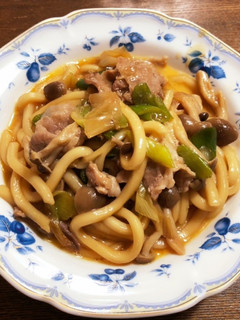 シメ風すき焼きうどん-レシピのメイン写真
