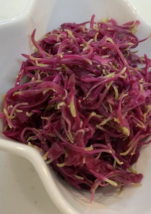 大人の秋の味覚　菊の花の酢の物-レシピのメイン写真