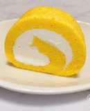 しっとりフワフワかぼちゃのロールケーキ✿